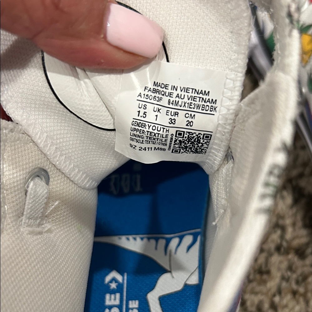 NEW Converse Kids Multicolor Dino High-Top Sneakers - Picture 5 of 5